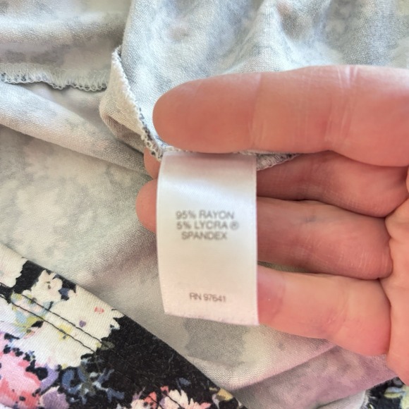 J. Jill Wearever Collection Womens‎ Floral Boho Dress Size M Midi Beach Resort - Picture 9 of 9